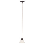 Maxim Lighting - Maxim Lighting 91066MROI Marin - One Light Mini-Pendant - An elegant, decorative collection offered in Marble Glass and Bronze, or Oil Rubbed Bronze finish. Also available with Marble Glass and Oil Rubbed Bronze finish.