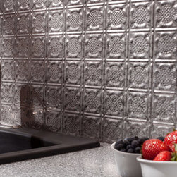 Fasade Traditional 6 in Galvanized Steel - Home Decor