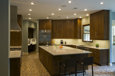 Inspiration for a modern kitchen remodel in Austin