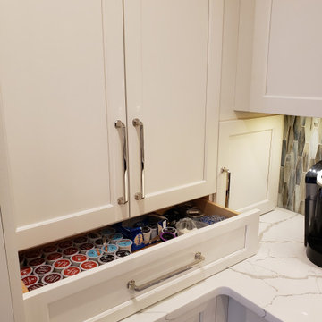 White Shaker Kitchen - Closter, NJ