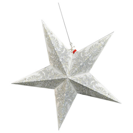 Pax White Star Shaped Lantern