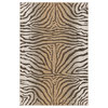 Carmel Zebra Indoor/Outdoor Rug Sand, 3'3"x4'11"