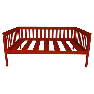 Mission Daybed, Tractor Red, Full