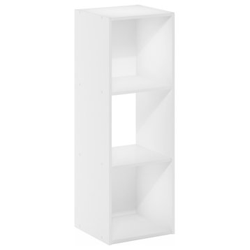 Furinno Pelli Cubic Storage Cabinet 3x1 White