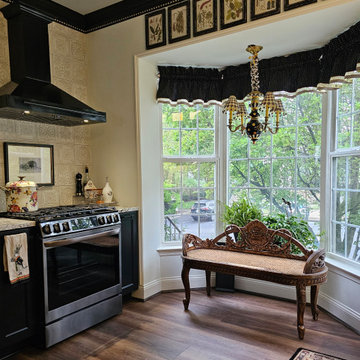 Two-toned Earthy Kitchen