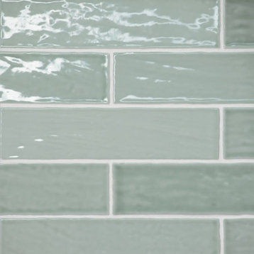 Marin 2.5" x 10" Ceramic Wall Tile, Aloe Green (28-pack/5.09 sqft.)