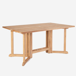 Wintons Teak Lloyd Gateleg Table - Outdoor Dining Tables