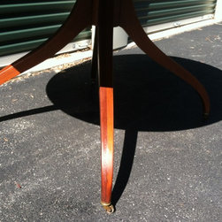 Vintage Art Deco Oval Table-1920s - Dining Tables