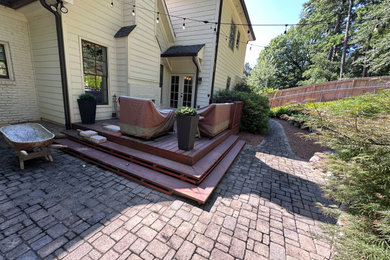 Mid-sized trendy home design photo in Atlanta