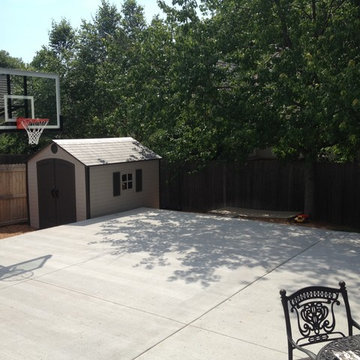 Matt D's Pro Dunk Platinum Basketball System on a 30x30 in Prairie Village, KS