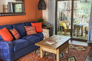 Example of a southwest living room design in Albuquerque