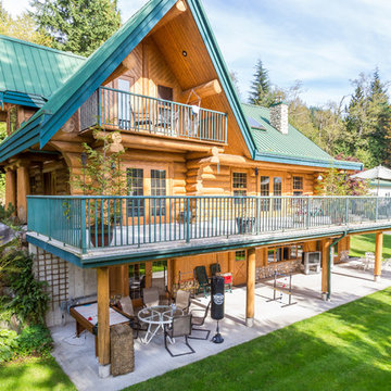 Log Home Full Scribe Exteriors