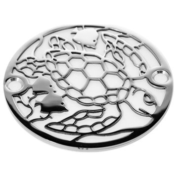 Outdoor Pool and Patio Drain Covers Turtle Design