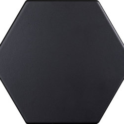 Hexagons & Subway Tiles - Examatt Nero - Wall & Floor Tiles