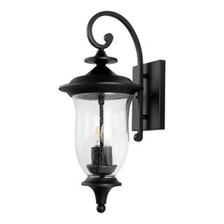 Safavieh Lirio Outdoor Lantern Set of 2 - Black