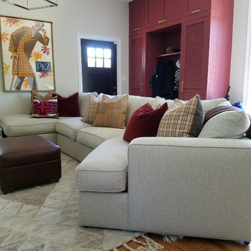 Living Rooms - Traditional with a Pop of Color!