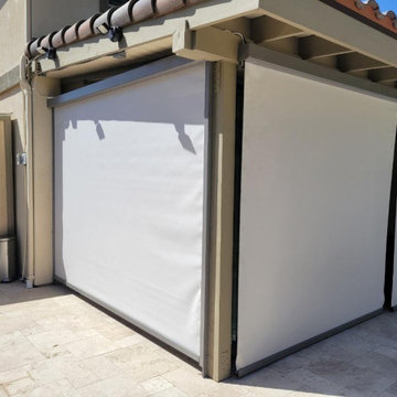 Zip Curtain Systems with Remote Control