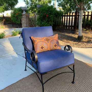 Sunbrella bistro set cushions and pillows
