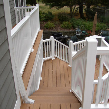 Multi Level Trex Deck & Artisan Railings - Bernardsville NJ