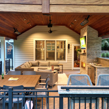 Ho-Ho-Kus, NJ multi-level outdoor renovation! Stunner!