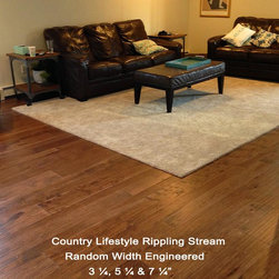 Random Width Engineered Flooring. 3,5 & 7 Inch - Engineered Wood Flooring