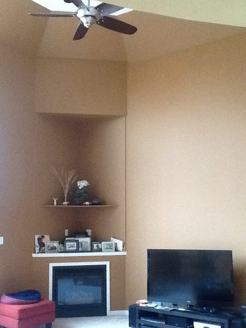 Corner Fireplace Makeover