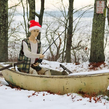 Boat Garden in Winter