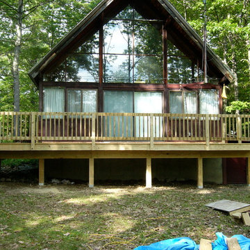 All Wood Deck