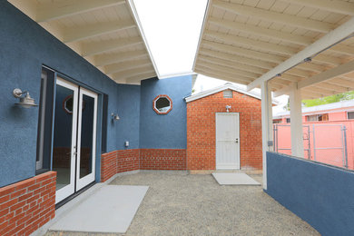 Photo of a contemporary brick exterior in Phoenix.