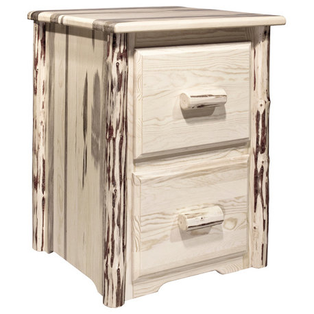 Montana Collection 2-Drawer File Cabinet, Ready to Finish