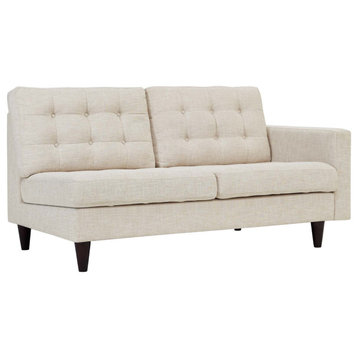 Empress Right-Facing Loveseat - Exquisite Design Tufted Buttons Luxurious Cush