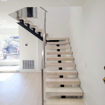 Living Room & Stairs Home Remodel - Balcones Village