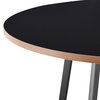 Courtdale 47" Round Dining Table, Black