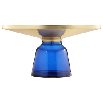 Gbelinda Coffee Table Blue Glass