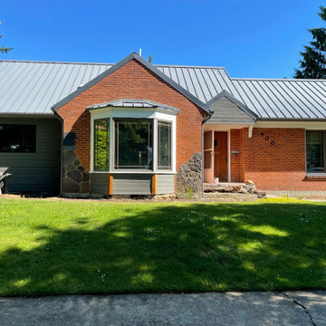 Existing facade and landscape
