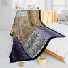 Onitiva - Nature And Wild Patchwork Throw Blanket  (61"-86.6")