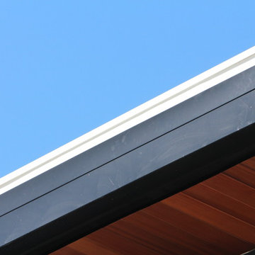 Fascia Wrap, Coping, Collector Boxes, Smooth Downspouts Los Angeles, Rose Avenue