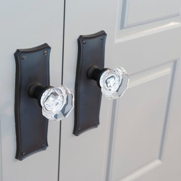 Crystal Kitchen Pantry Door Knobs
