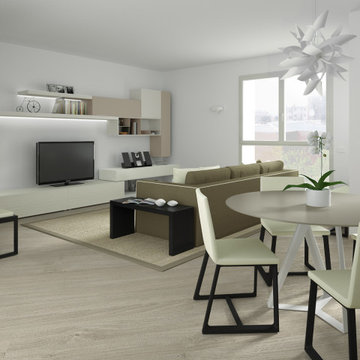 LIVING MODERNO DI 30 MQ