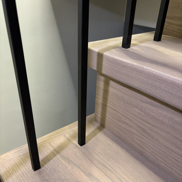 Plain 1/2" Solid Square Shaft Balusters (P-12S-S) with Drop Shoes