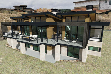 Modern exterior home idea in Salt Lake City