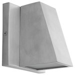 Oxygen Lighting - Titan LED Outdoor Wall Sconce, Brushed Aluminum - Stylish and bold. Make an illuminating statement with this fixture. An ideal lighting fixture for your home.