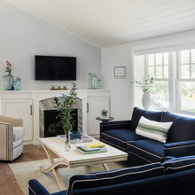 Family room fireplace