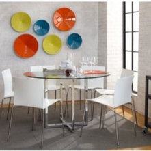 silverado round dining table in dining tables | CB2