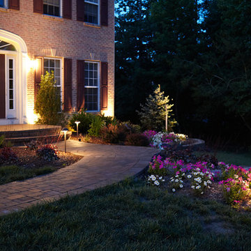 Front Hardscape and Plantings - Brandywine, MD