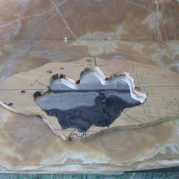 Real Clam Shell Sink Project