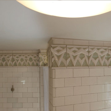 Deco Dart Cornice created for bath remodel