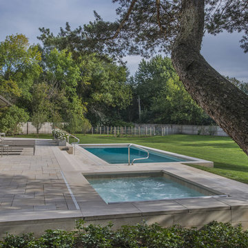 Backyard Patio with Pool & Spa
