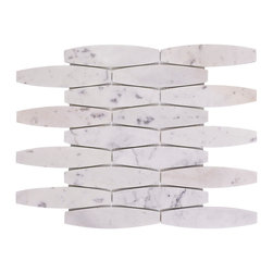 Marble Carrara Sticks - Mosaic Tile