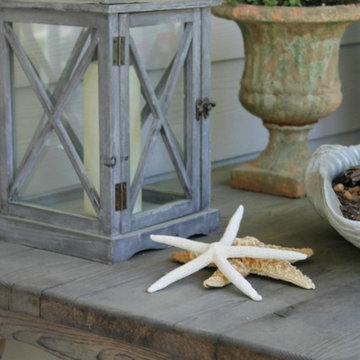 Driftwood Weathered Wood Porch Table